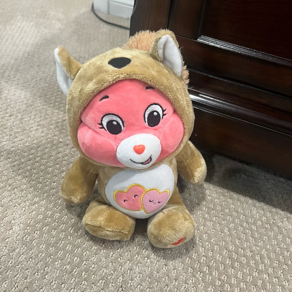 Care Bear dressed up like a squirrel in good condition
